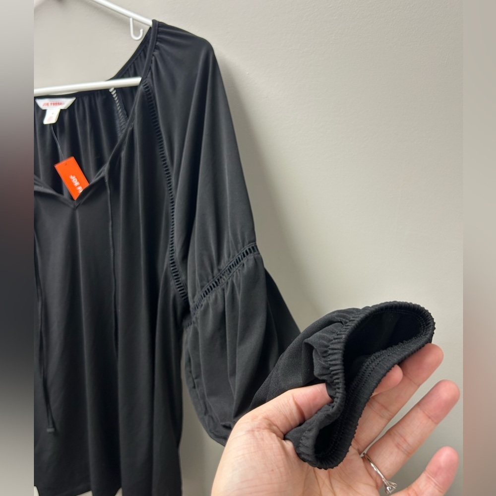 Joe Fresh Black Women’s Blouse Top - Picture 2 of 4